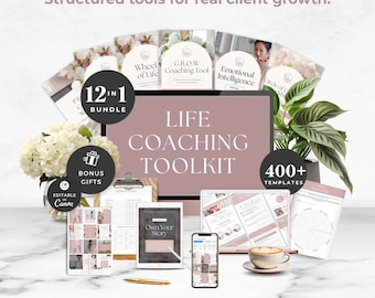 Life Coach Toolkit, Personal Growth Client System, Transformation Professional Program Resourses, Wellness Tools, Leadership Development