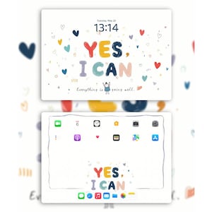 Motivational iPad Wallpaper Set | Inspiring Digital Download | Positive Vibes Aesthetic for iPad & Desktop Backgrounds | 4K Instant Download