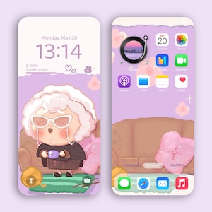 2 iPhone Wallpaper Digital Download 4k | Cute Wallpaper | iOS Wallpaper | iPhone Wallpaper | Home Screen |