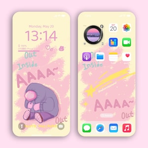 2 iPhone Wallpaper Digital Download 4k | Cute Wallpaper | iOS Wallpaper | iPhone Wallpaper | Home Screen |
