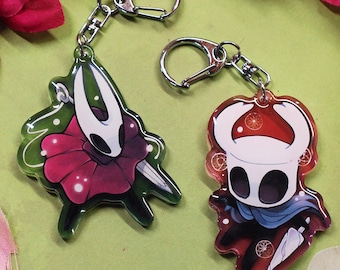 HOLLOW KNIGHT 2.5" El Caballero y el Avispón Charms Acrílicos Coloridos
