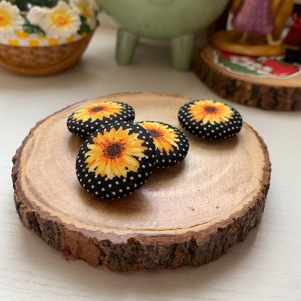 Sunflower Magnets - 4 Pack