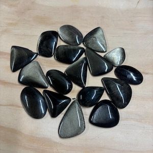 Golden Sheen Obsidian – Volcanic Glass for Jewelry Making & Crafts