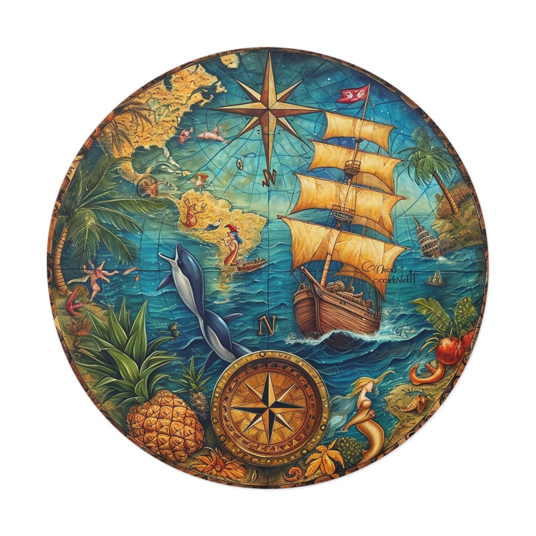 Compass Rose Sticker - Etsy