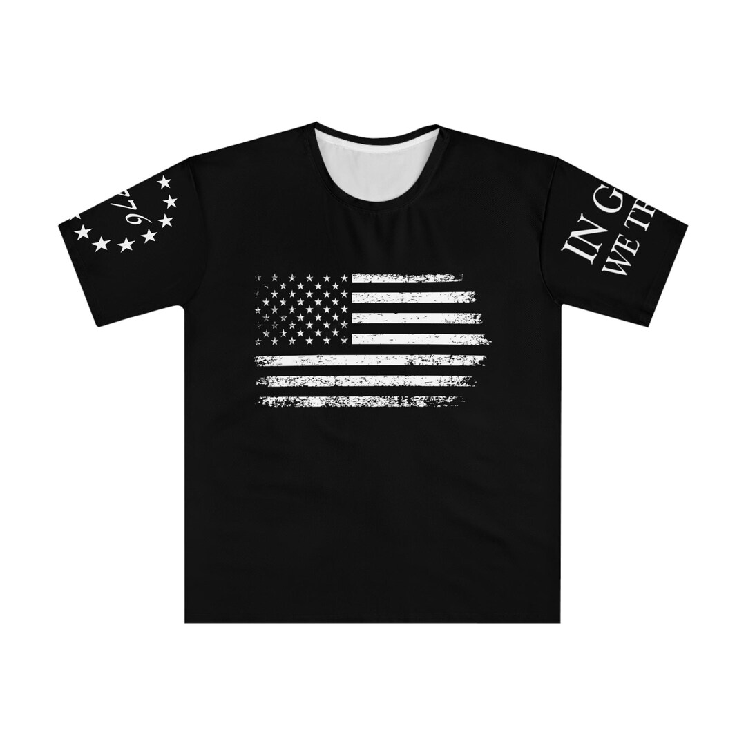 Threadrock Puerto Rico American Flag Unisex Raglan T-Shirt - Foto 4