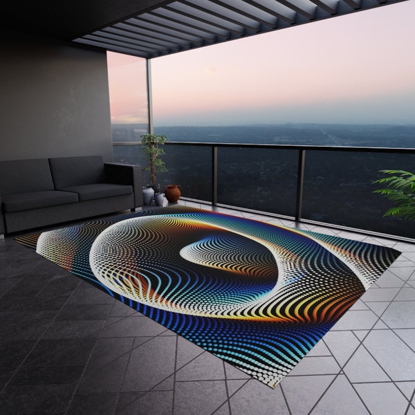Trippy Round Rug main image 0