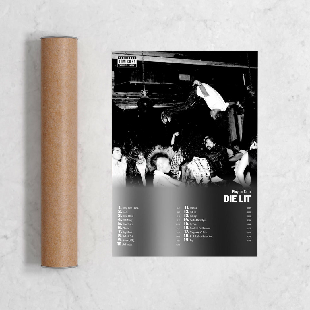 Playboi Carti Die Lit Album Cover Poster Print Wall Art Etsy Playboi Carti Die Lit Album Cover Poster Print Wall Art Etsy