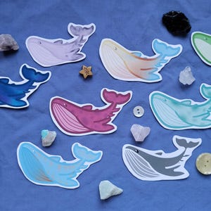 Baleine stickers autocollants