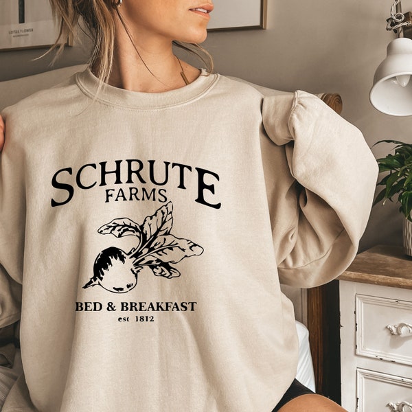 Schrute Farms Sweatshirt, The Office Sweatshirt, The Office Shirt, Schrute Farms Shirt, The Office Schrute Farms,,schrute gifts