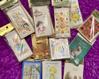 Vintage NOS Bridge Tallies Ephemera Card Game