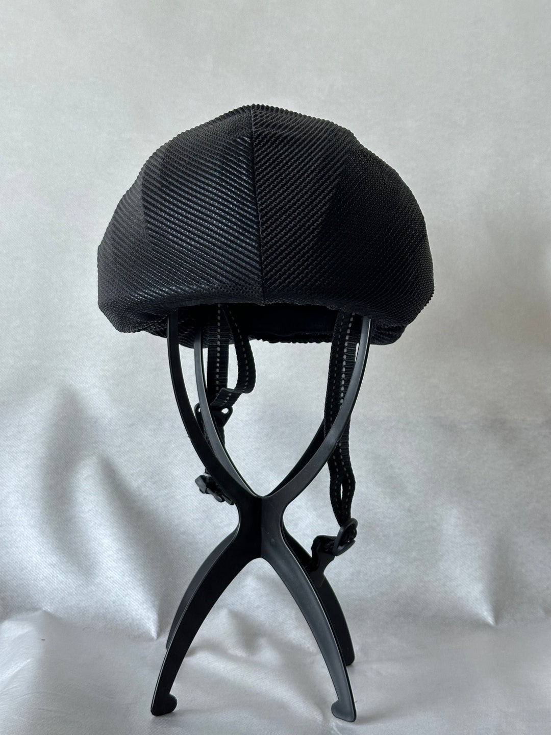 Metallic Black Design / HELMUT Lightup Bike Helmet Cover / Bike and