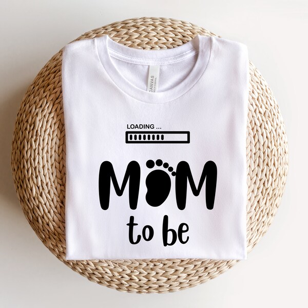 Werdende Mama T-Shirt, Mama Shirt, Geschenk für werdende Mama, Geschenk zum Muttertag, Geburtstagsgeschenk für Mama, Süßes Mama T-Shirt