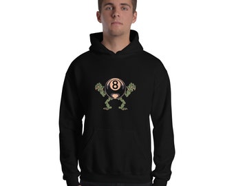 Eight ball monster hoodie