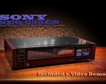 Égaliseur graphique stéréo SONY SEQ 11 Vintage 1981 Travail haut de ga – TechnoGold Audio & Vintage