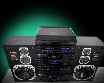 TECHNICS TOWER SU-X920D Complete Rare Vintage Stereo Component