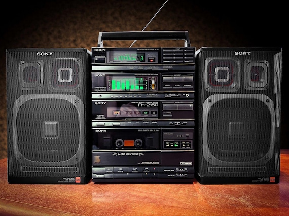 SONY FH-215R Rare Vintage Cassette Stereo Boombox - Etsy