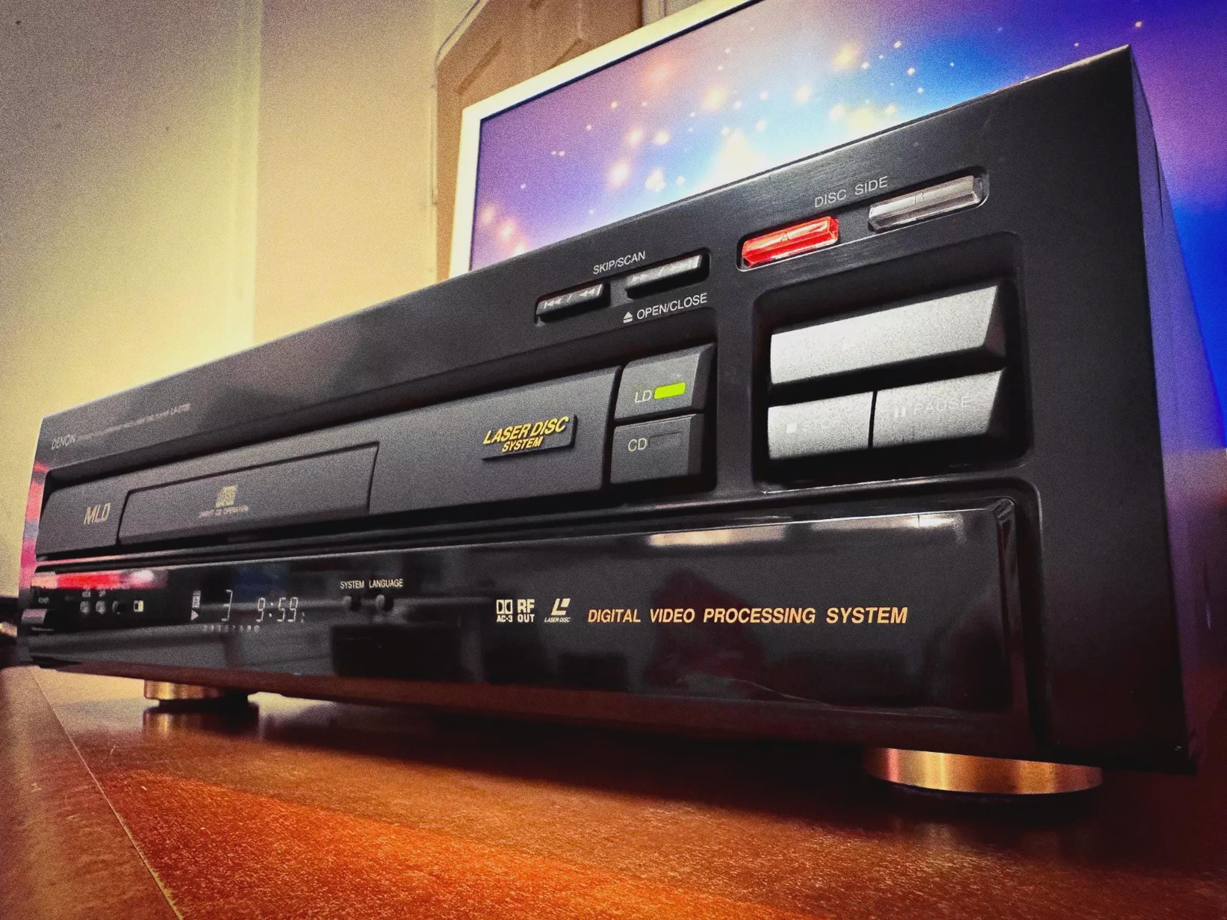 Denon LA-2700 Rare PAL NTSC Laser-disc Player Bundle - Etsy Denmark