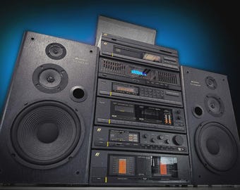 Vintage Victor Micro Component System – Cd/fm/aux Working - Etsy
