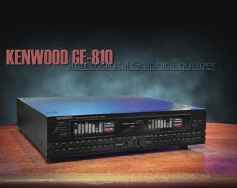 Equalizzatore digitale stereo vintage KENWOOD GE-810 RaRe