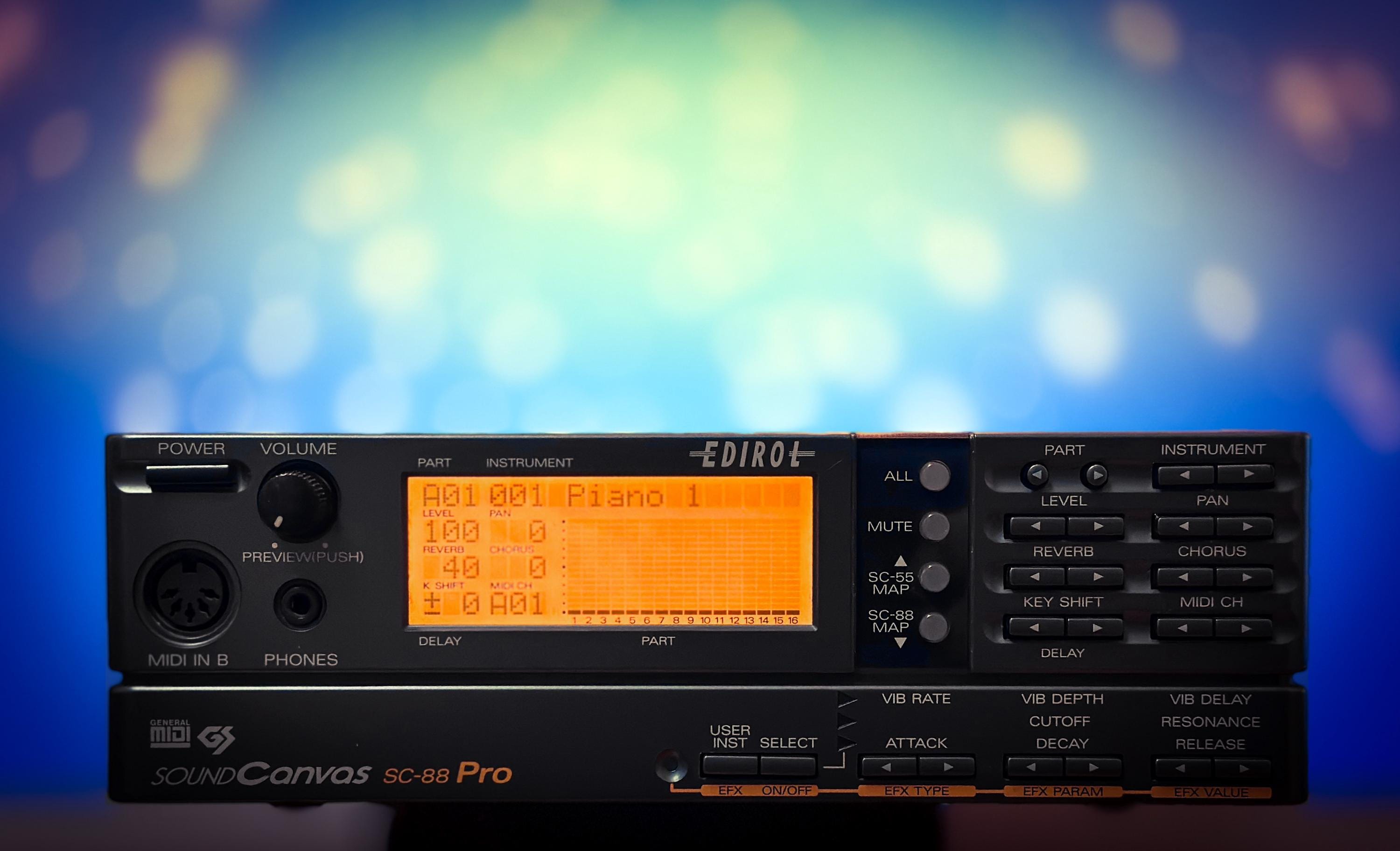 Roland Sound Canvas SC-88 Pro Rare Midi Sequencer Module - Etsy