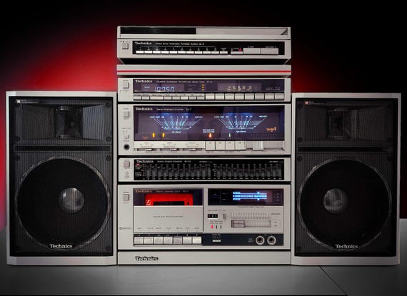 TECHNICS 315 SET-7 Rare Complete Vintage Stereo Components System