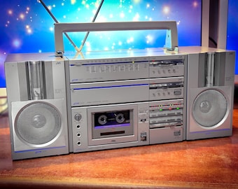 JVC PC-5 "The Quintet" Rare Iconic Stereo Cassette Boombox Vintage