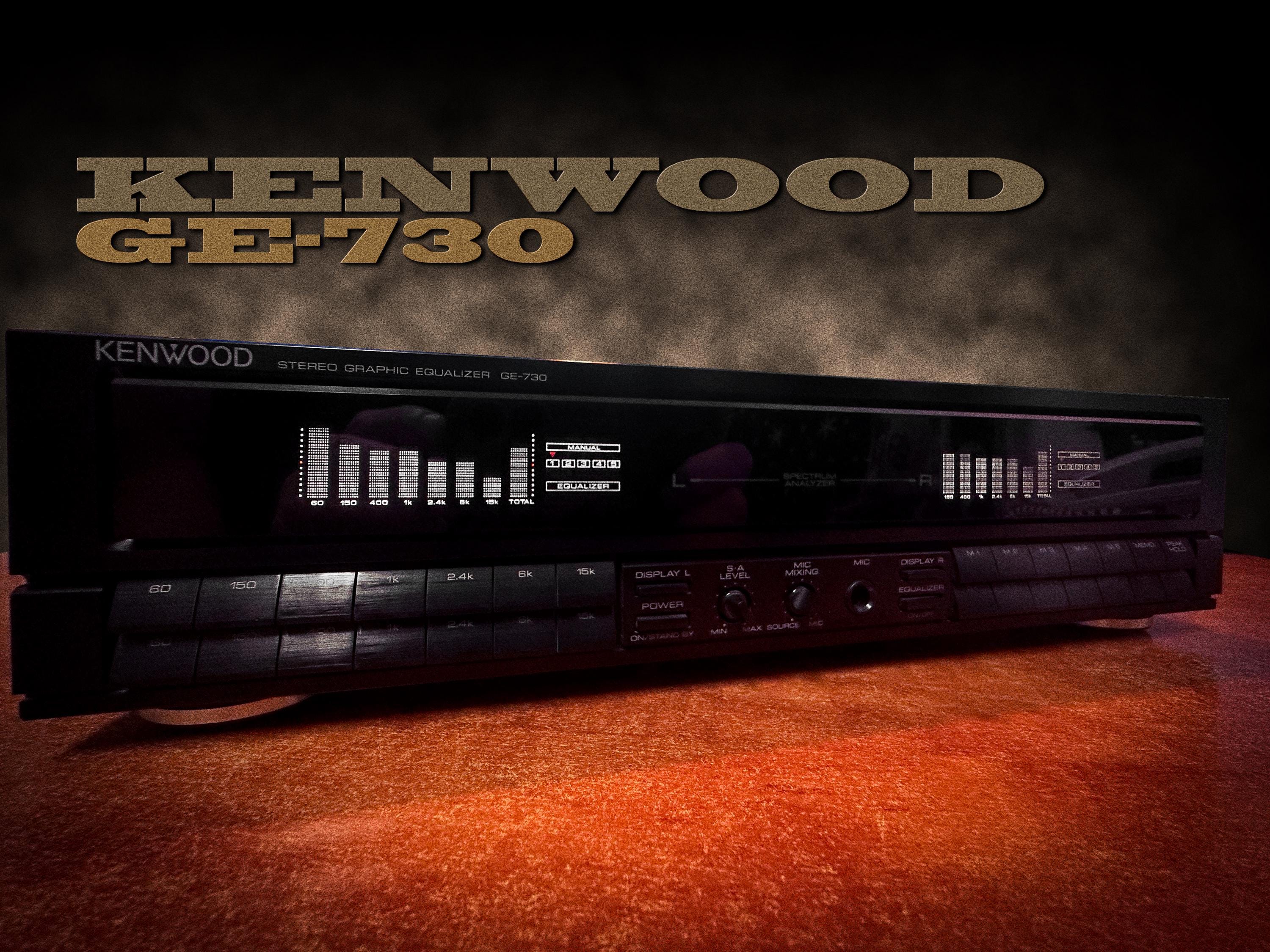 Kenwood GE-730 1991 Black Vintage Stereo Digital Equalizer - Etsy