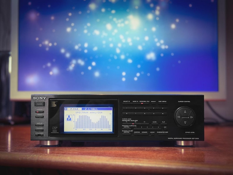 SONY SDP D905 Rare S PDIF Optical Input Stereo Equalizer Effects sony-sdp-d905-rare-s-pdif-optical-input-stereo-equalizer-effects