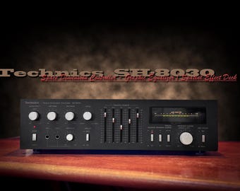 Technics SH-8030 Space Dimension Rare Stereo EQ Phono Preamp DSP