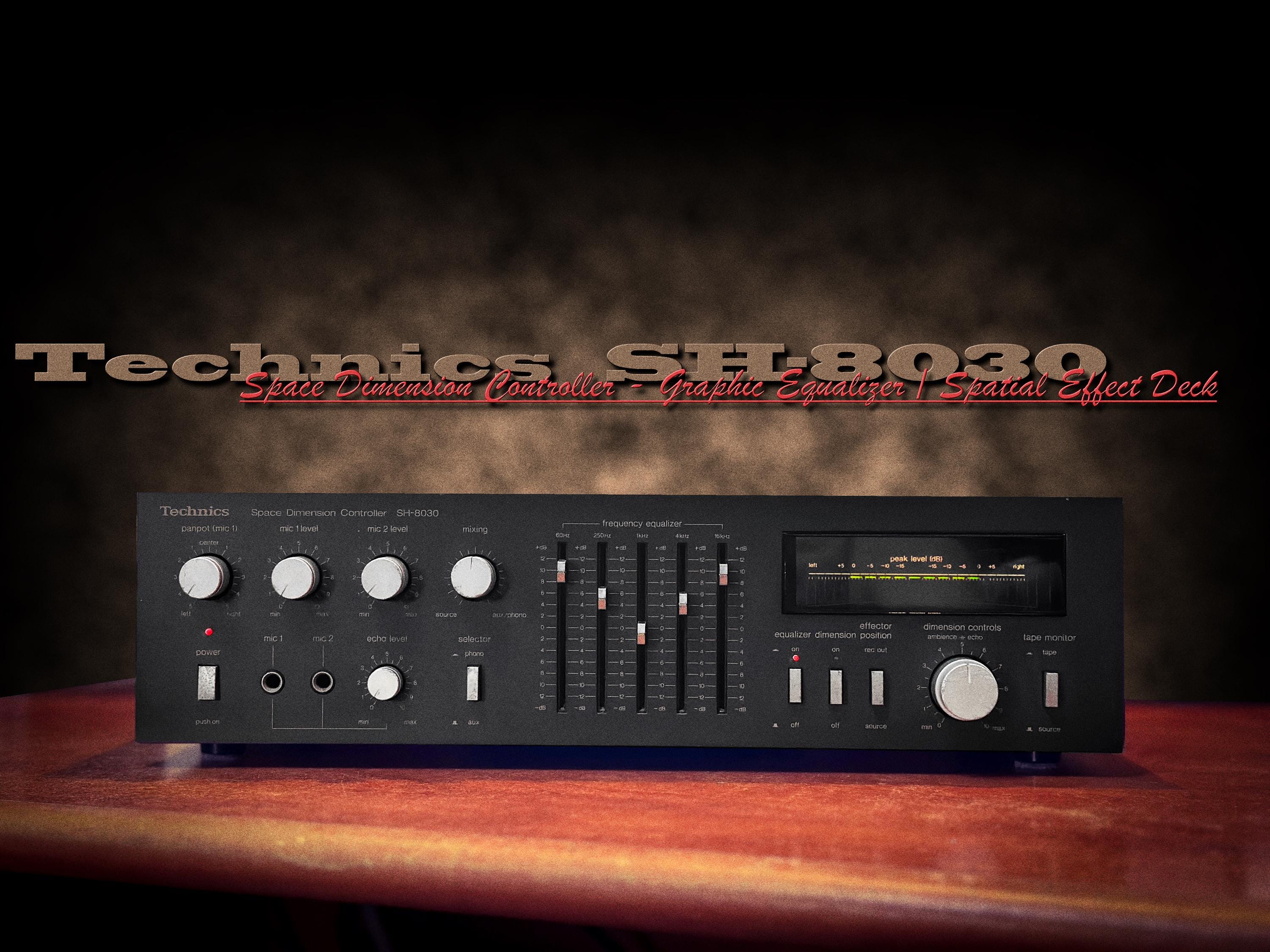 Technics SH-8030 Space Dimension Rare Stereo EQ Phono Preamp DSP