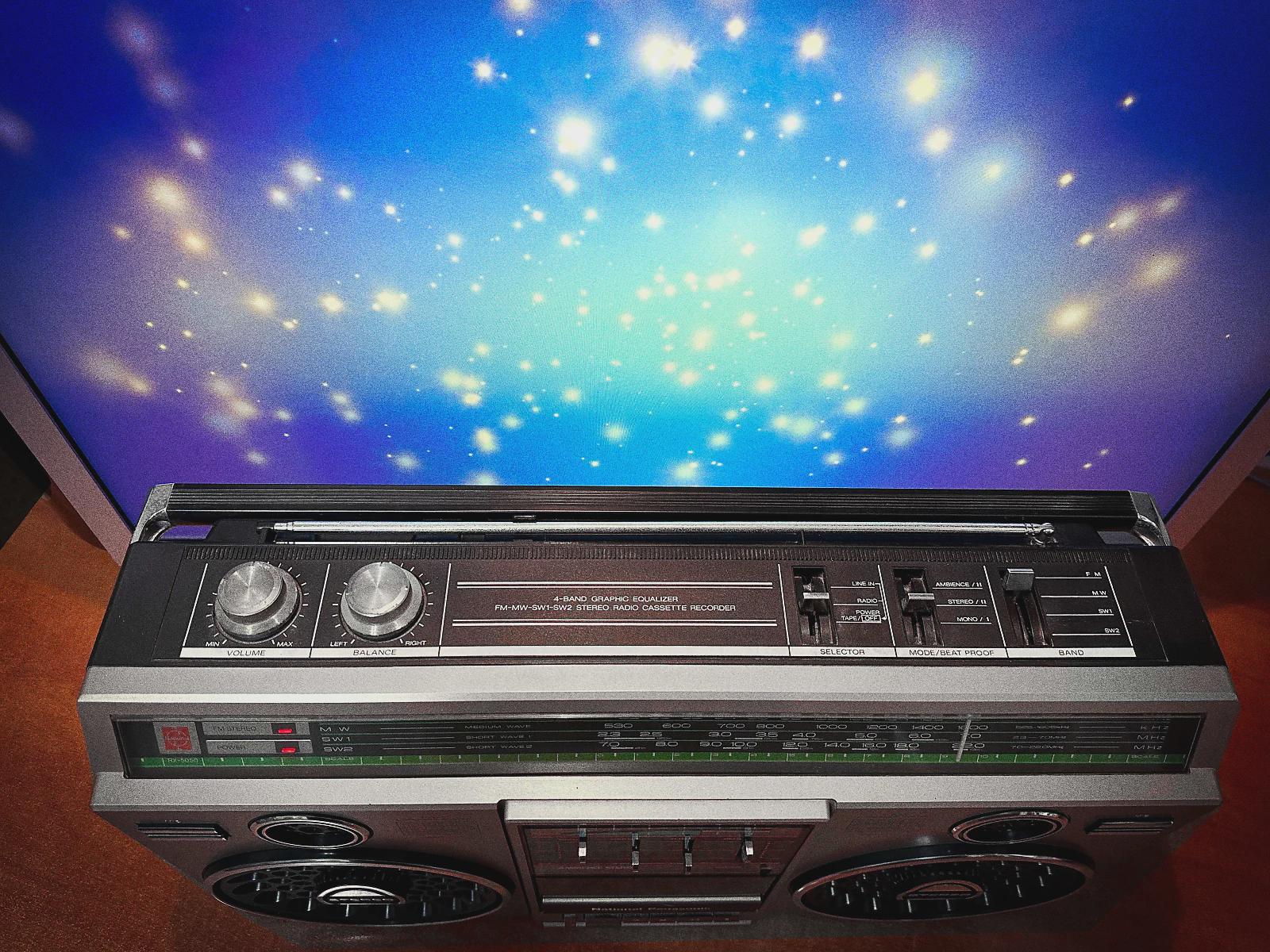 NATIONAL PANASONIC RX-5050F Rare Vintage Stereo Cassette Boombox
