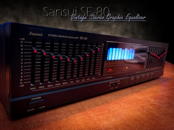 SANSUI SE-80 Rare Vintage Stereo Graphic Equalizer - Etsy