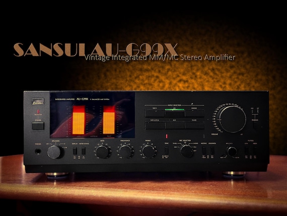 Sansui AU-G99X Rare Vintage Powerful 160W Stereo Amplifier MM/MC