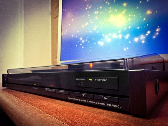 SONY V9900 Rare Wood Side Panels Vintage Stereo Turntable - Etsy