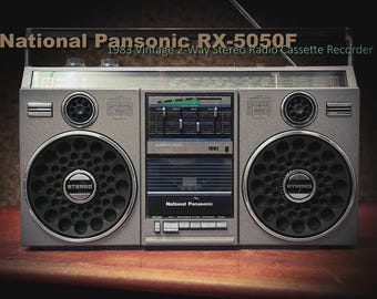 NATIONAL PANASONIC RX-5050F RaRe Vintage Stereo Cassette Boombox