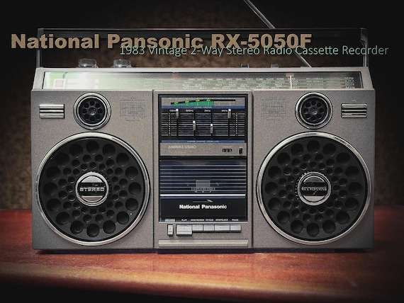 NATIONAL PANASONIC RX-5050F Rare Vintage Stereo Cassette Boombox