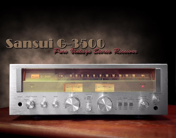 SANSUI G-3500 Mint Condition Vintage Stereo Receiver - Etsy