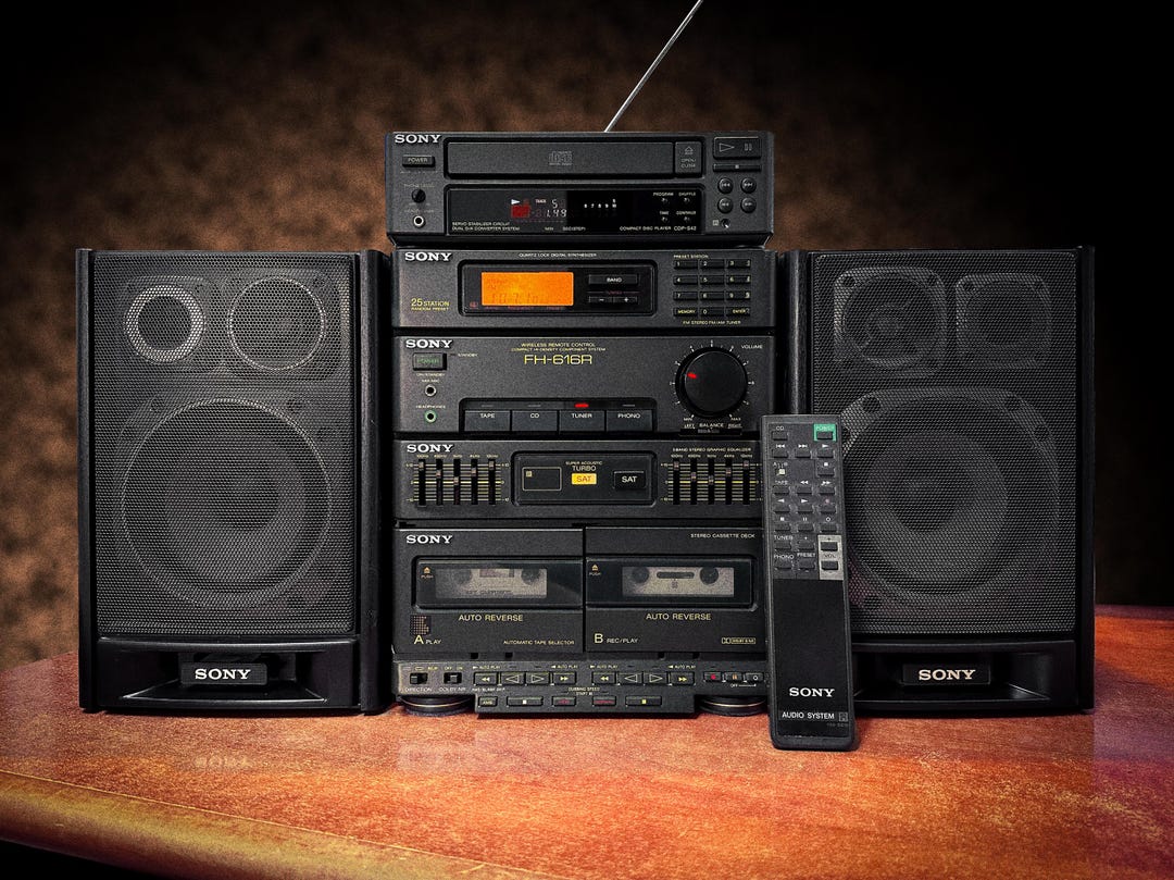 Sony Cd Stack System SONY FH-616R Vintage Stereo Cassette CD Hifi System - Etsy