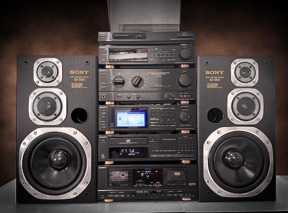 よし　SONY リバティ LBT-V810　カセットデッキのみ SONY LBT-V810 Rare Complete Vintage Components Stereo System