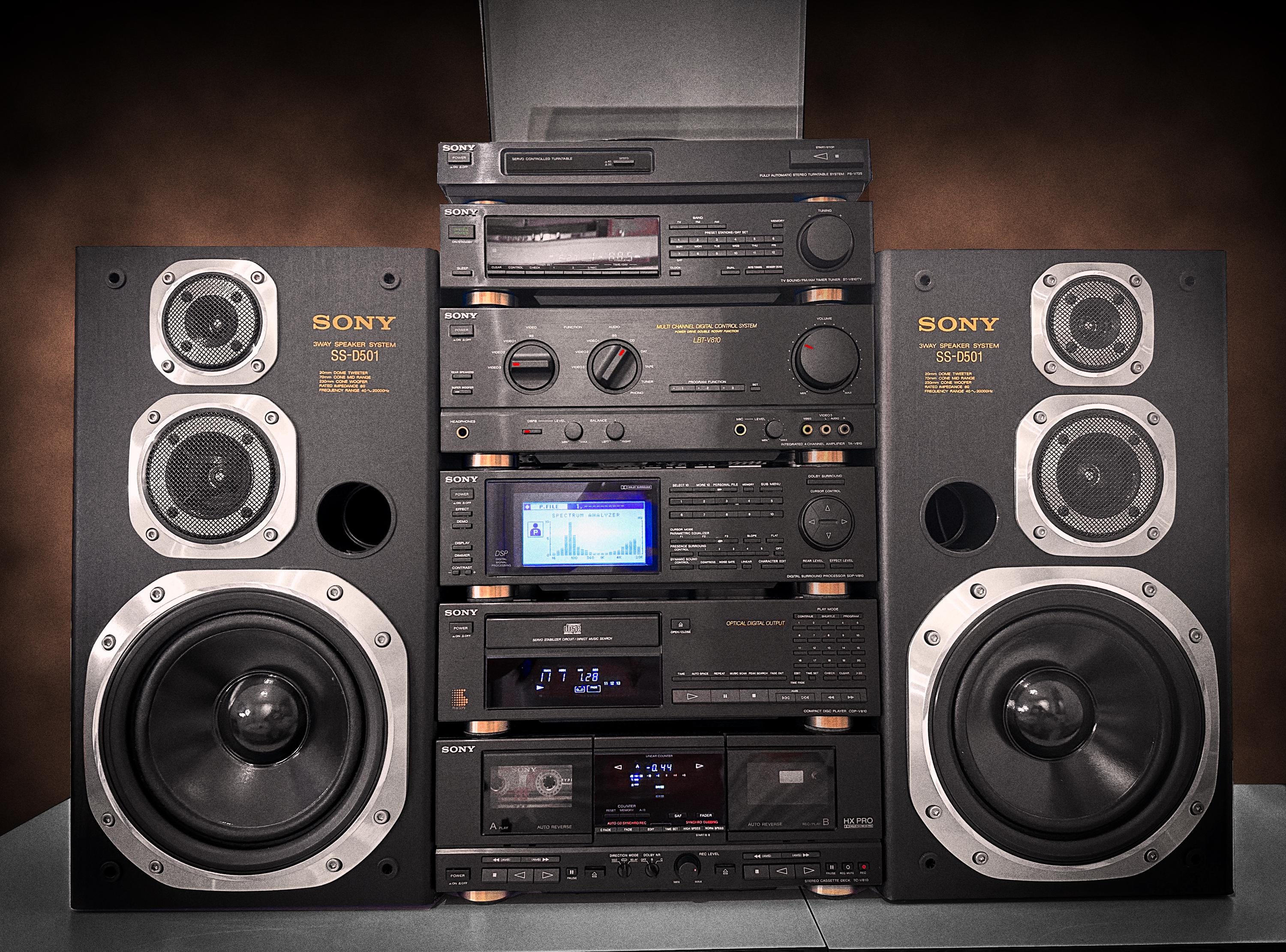 ビンテージ]BOSE スピーカーとステレオシステム Bookshelf BHg193I 120 
