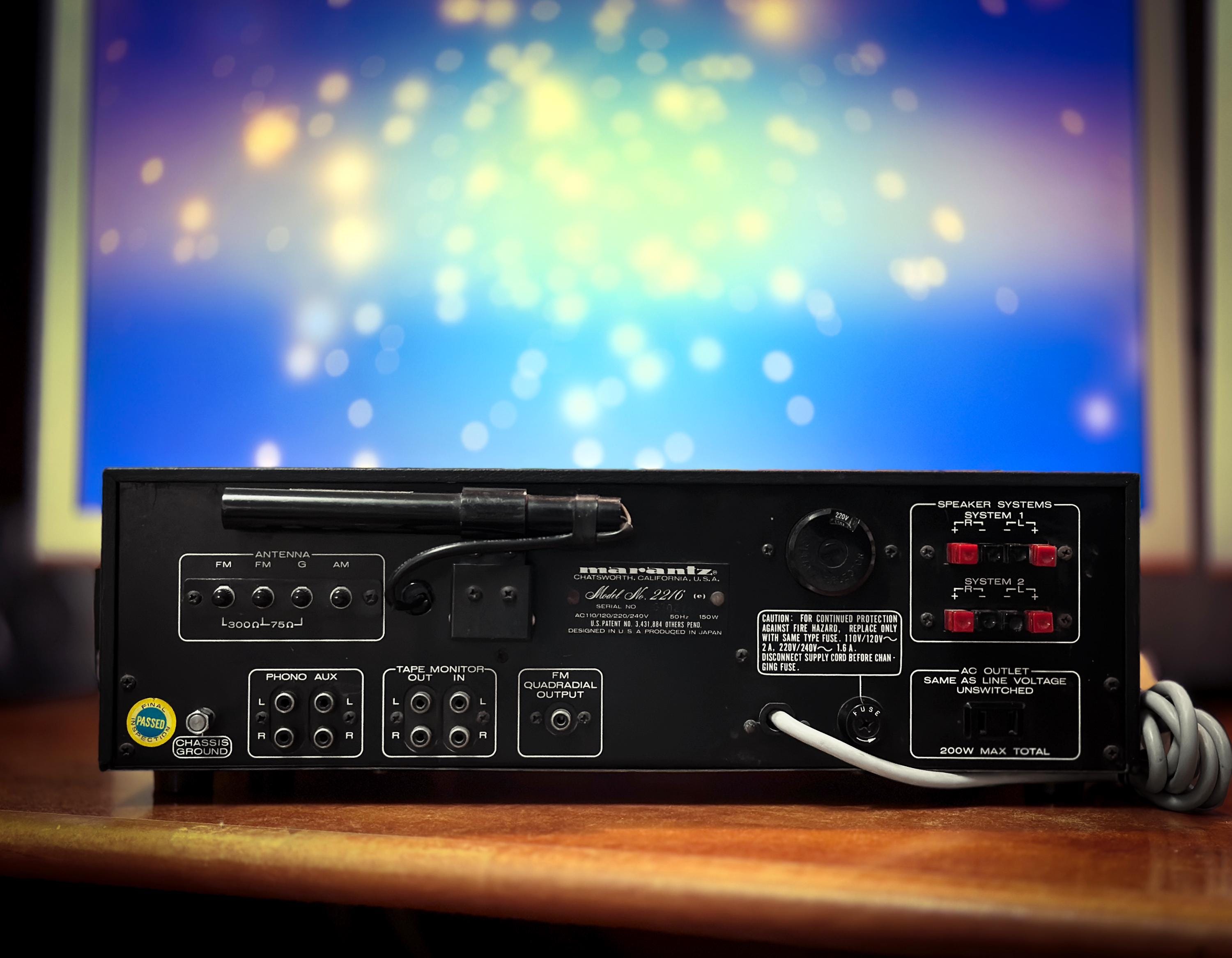 Marantz 2216 BLACK Rare Dark Vintage Stereo Receiver - Etsy
