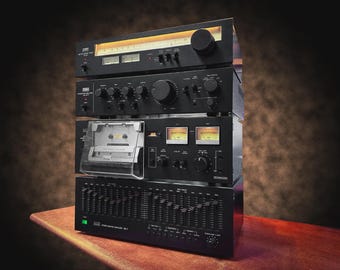 Sistema estéreo de componentes vintage Sansui HiFi Tower (1978) CONFIGURACIÓN