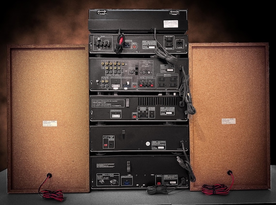 SONY LBT-V810 Rare Complete Vintage Components Stereo System
