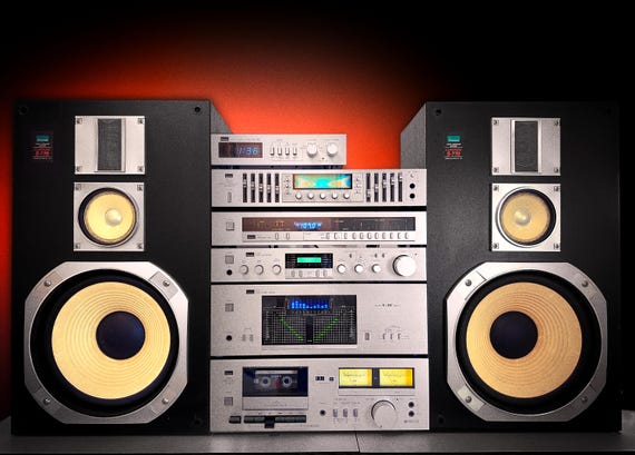 SANSUI B-77 TOWER Rare Pure Vintage Stereo Components System - Etsy