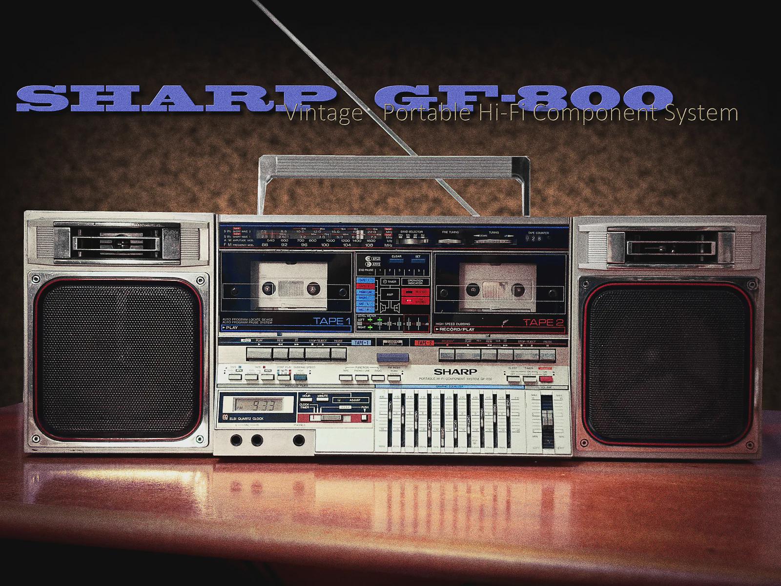 Sharp cassette deck - Etsy 日本