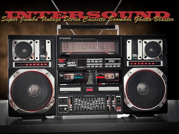 INTERSOUND SUPER JUMBO (model J-747S) Rare Iconic Vintage Stereo