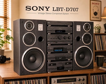 SONY LBT-D707 Complete Vintage Stereo Components System - Etsy
