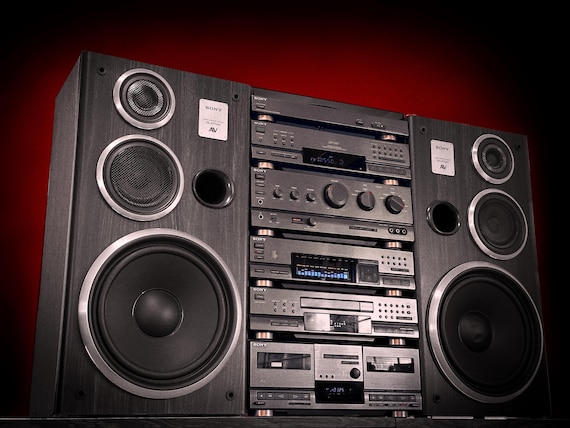 SONY LBT-D707 Complete Vintage Stereo Components System - Etsy