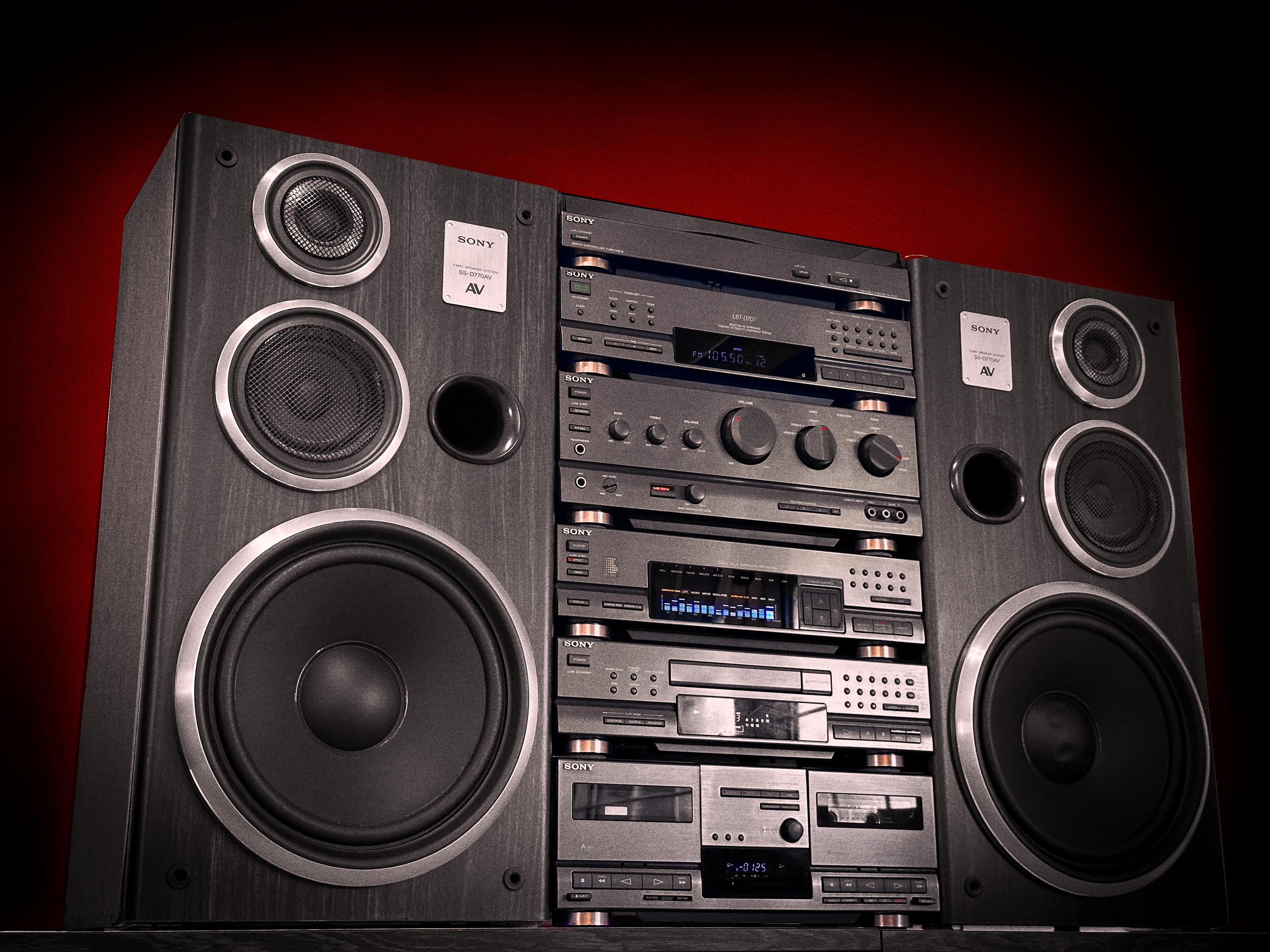 SONY LBT-D707 Complete Vintage Stereo Components System - Etsy
