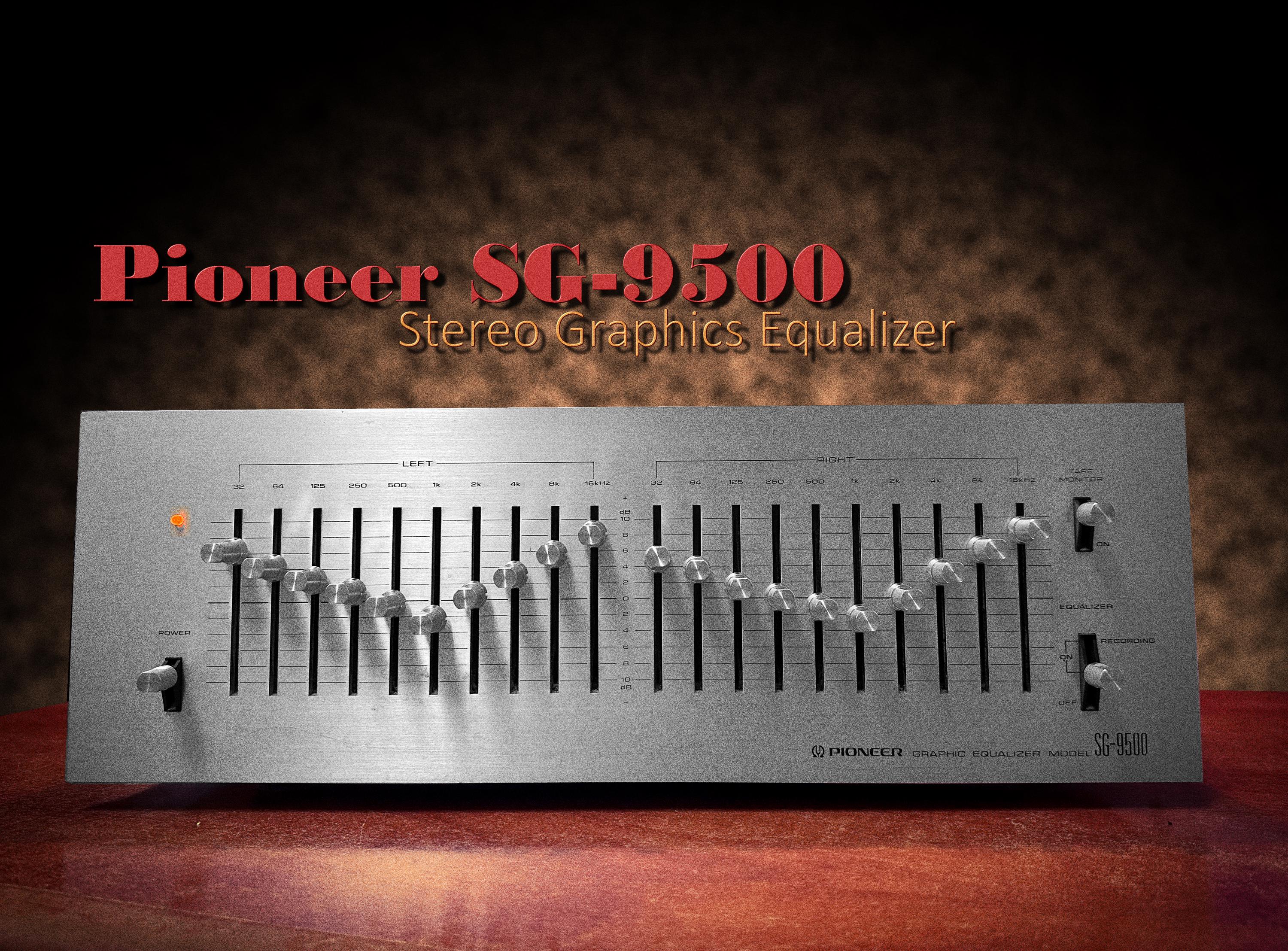 PIONEER SG-9500 Rare Vintage Stereo Graphic Equalizer - Etsy Denmark